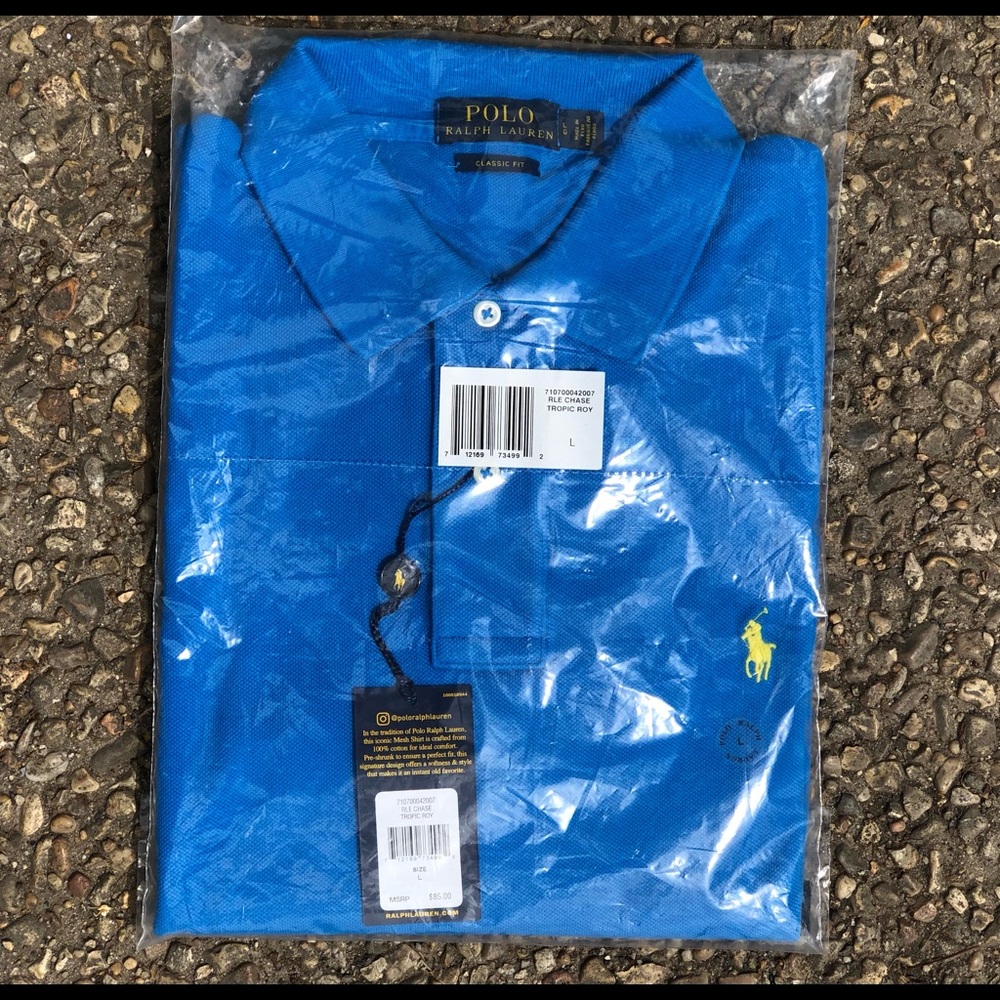 Polo Ralph Lauren Classic Fit Mesh Polo L NWT